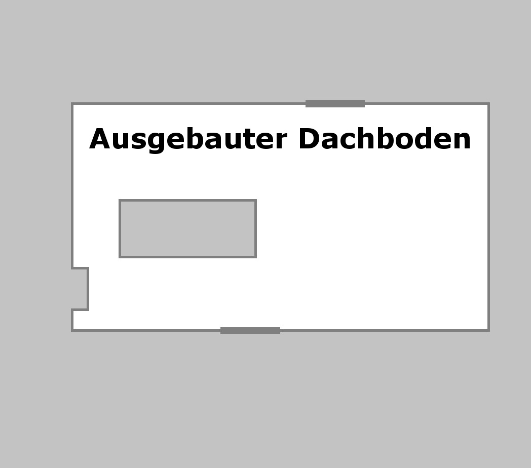 Ausgebauter Dachboden